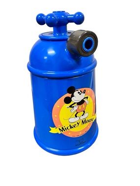 RARE HTF Walt Disney’s Mickey Mouse X  Zojirushi Thermos Blue Made In Japan